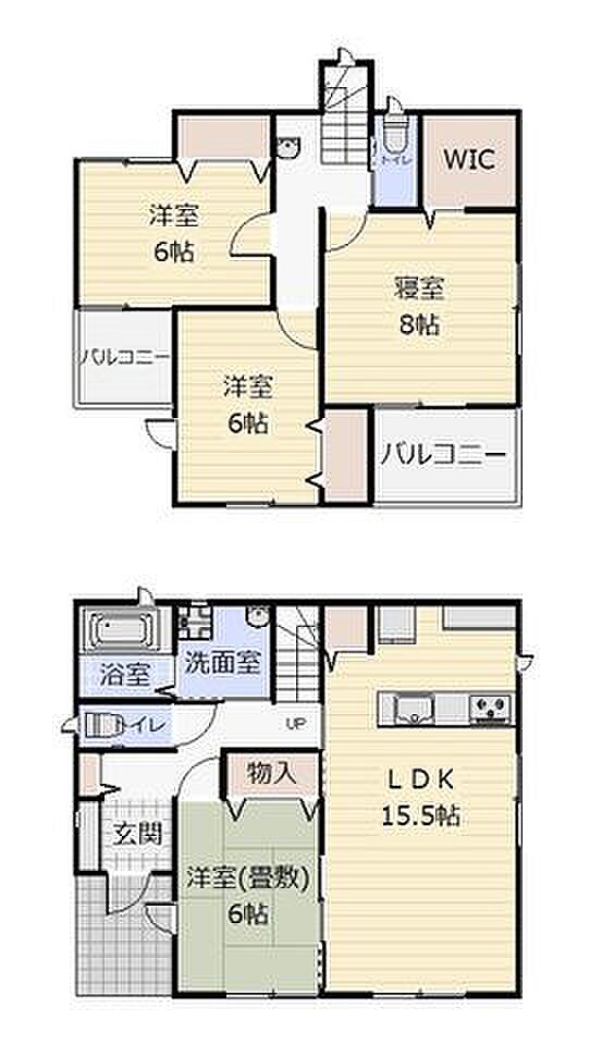 2号棟間取図