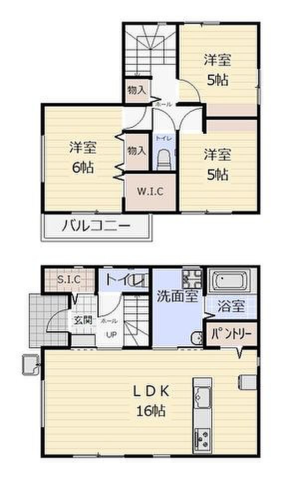 B号棟間取図