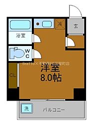 サンヒルズ松屋町 ワンルームの間取図画像