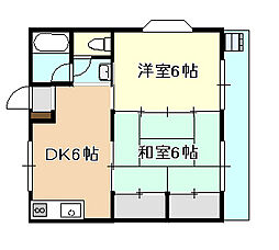 間取図画像 2DK