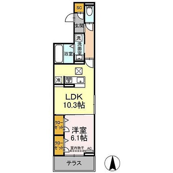 同じ建物の物件間取り写真 - ID:223029650617