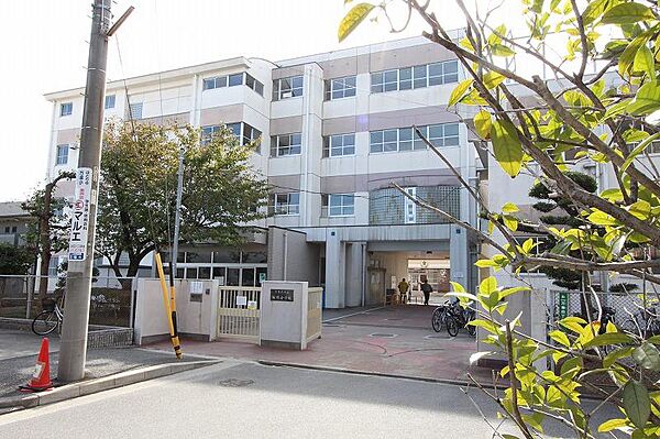 画像22:名古屋市立万場小学校 608m