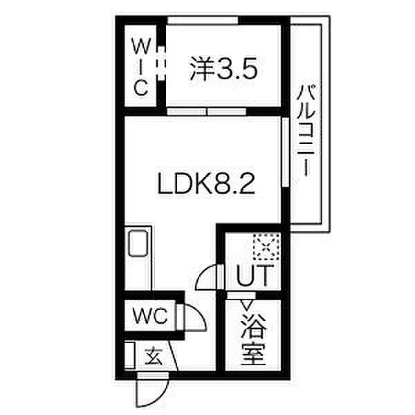 プリシェール港陽 ｜愛知県名古屋市港区港陽1丁目(賃貸アパート1LDK・2階・30.29㎡)の写真 その2