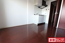 ベレーサ築地口ステーションタワー 8階ワンルームのリビング/ダイニング