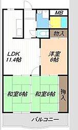 ハーバーグランドハイツ杉浦 3階