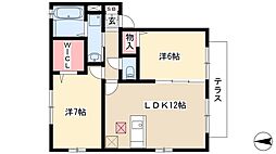 River East 北畑　B 2階