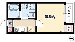 ZEN名駅 3階1Kの間取り