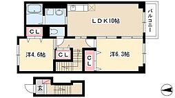 ソレーイユ 2階