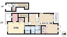 グランディールI 2階