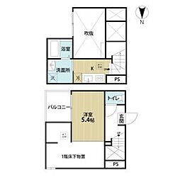 Classe上流 1階1SKの間取り