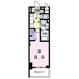 Bright　Gate　名古屋 8階1Kの間取り