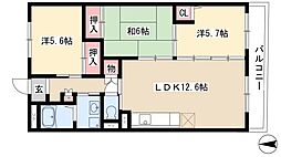 コンフォールアビテ 2階