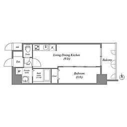 アドバンス名古屋アウリィ 2階