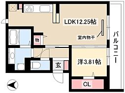 間取図画像 1LDK