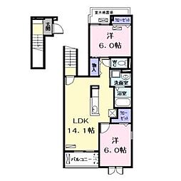 ITPlace2 2LDKの間取図画像