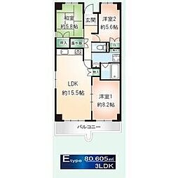 間取図画像 3LDK