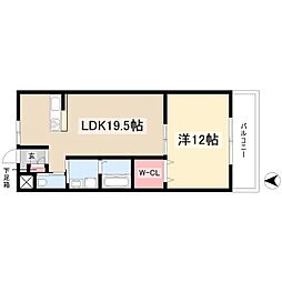 間取図画像 1LDK