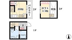 BROWNS 1Kの間取図画像