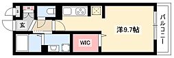 D-room黄金 ワンルームの間取図画像