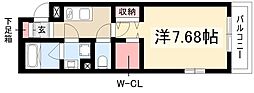 リシェス名古屋ウエスト 1Kの間取図画像