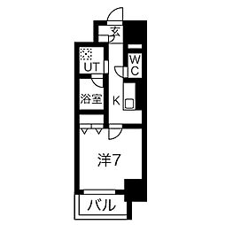 LAPISTWOLES 1Kの間取図画像