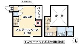 ル・ケレス黄金 1Kの間取図画像