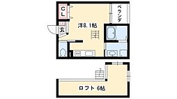 GPラヴァーズ ワンルームの間取図画像
