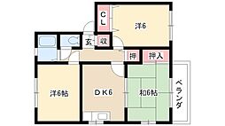 クリスタルハーモニー A棟 2階