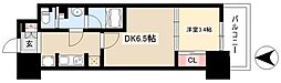 パークアクシス名古屋山王 1DKの間取図画像