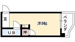 泉第一ビル ワンルームの間取図画像