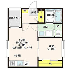 物件の間取り