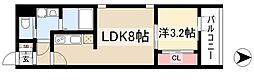 Patina岩塚 1LDKの間取図画像