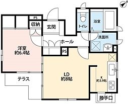 ハウス武蔵小山 3SLDKの間取図画像