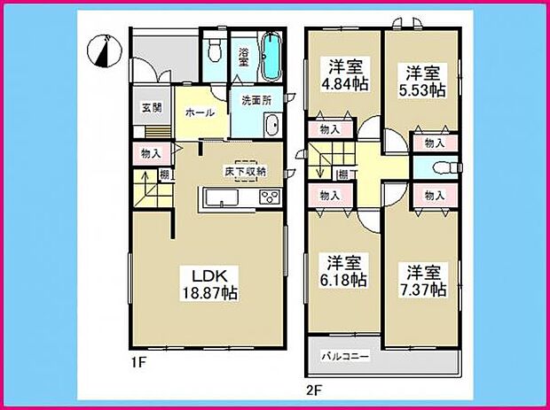 1号棟　間取図