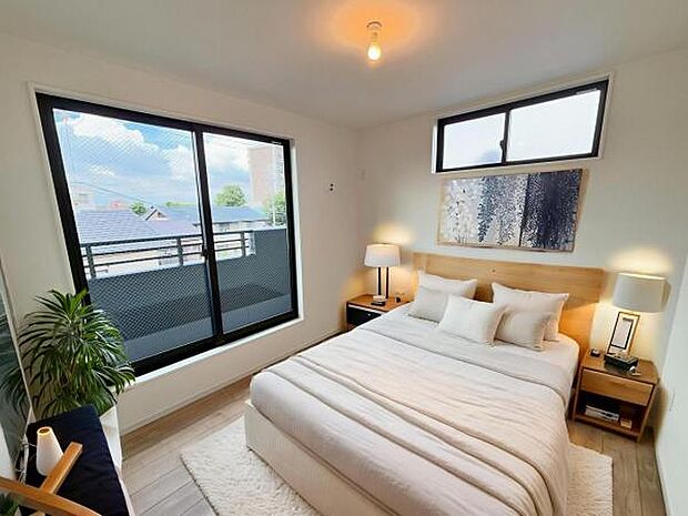 1号棟　内観写真 (本画像はCGで作成されており、実際に現地に家具は置かれておりません。) 