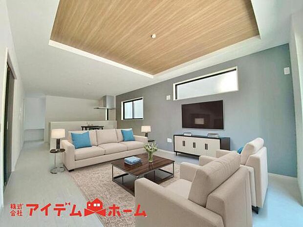 4号棟 内観写真 (本画像はCGで作成されており、実際に現地に家具は置かれておりません。)