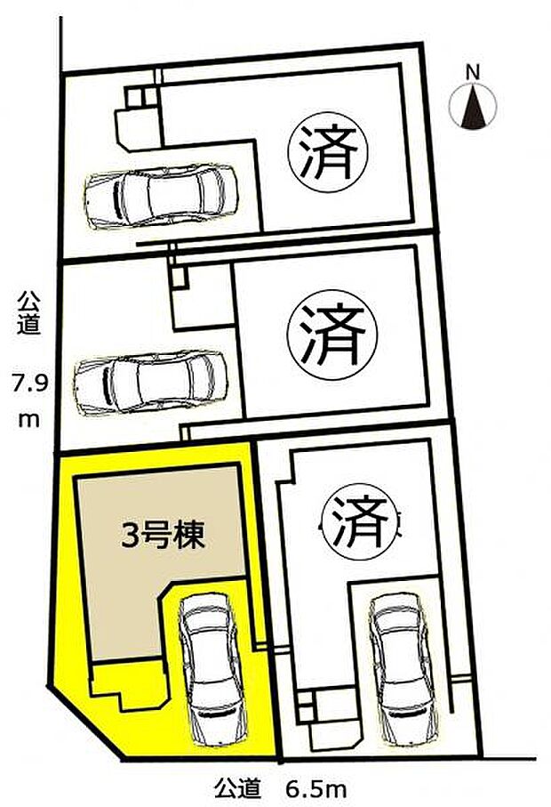 3号棟　配置図
