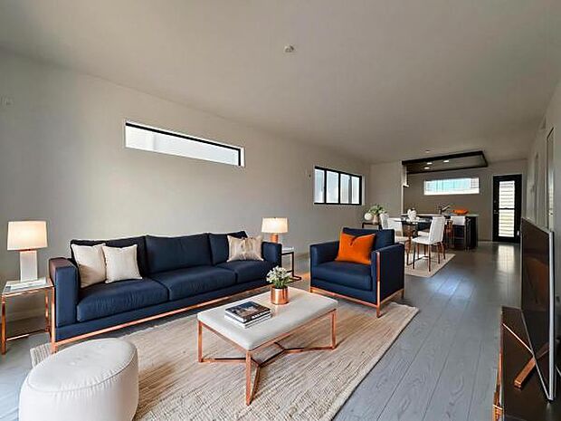 3号棟 内観写真 (本画像はCGで作成されており、実際に現地に家具は置かれておりません。)