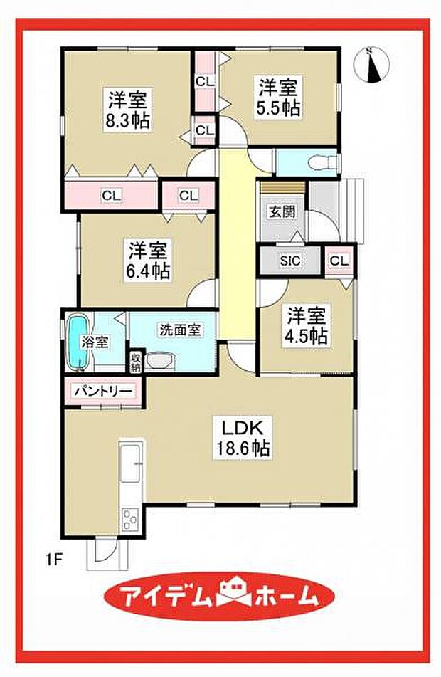 1号棟　間取図