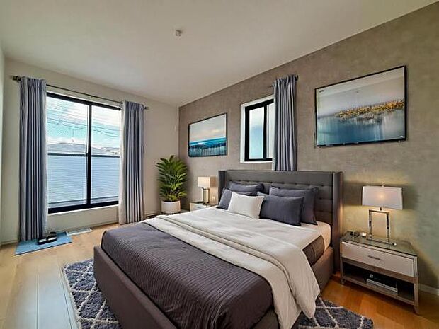 2号棟　内観写真 (本画像はCGで作成されており、実際に現地に家具は置かれておりません。) 