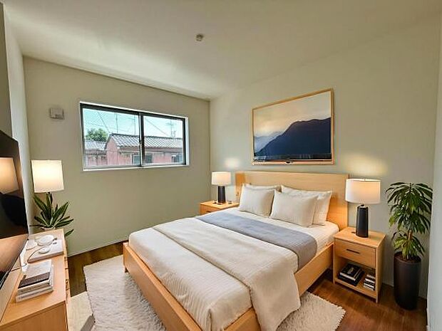 2号棟 内観写真 (本画像はCGで作成されており、実際に現地に家具は置かれておりません。)