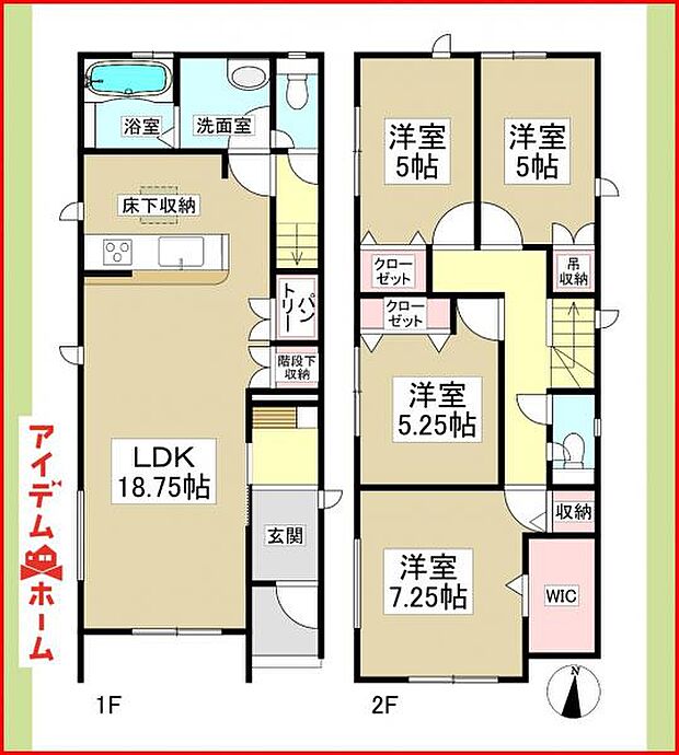 1号棟 間取図