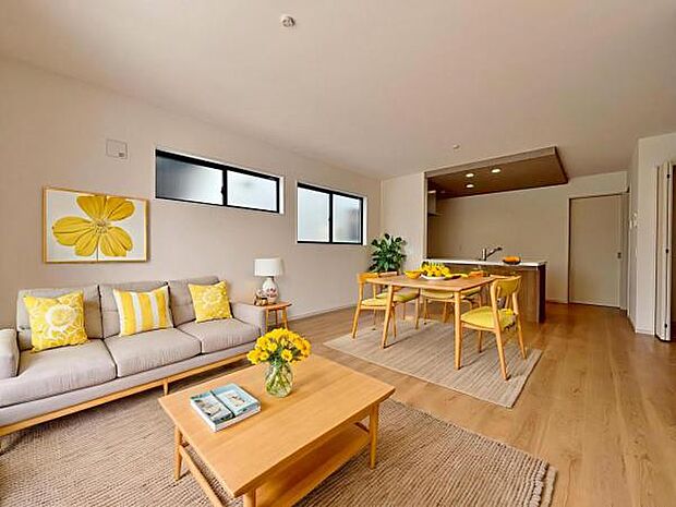 2号棟　内観写真 (本画像はCGで作成されており、実際に現地に家具は置かれておりません。) 