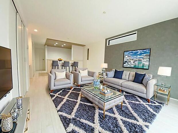 1号棟 内観写真 (本画像はCGで作成されており、実際に現地に家具は置かれておりません。)