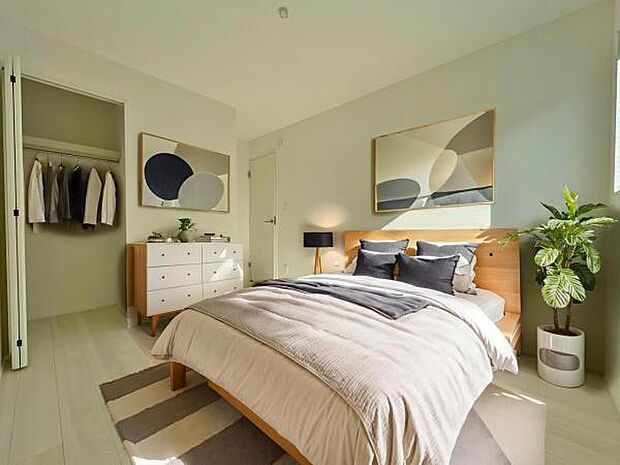 1号棟　内観写真 (本画像はCGで作成されており、実際に現地に家具は置かれておりません。) 