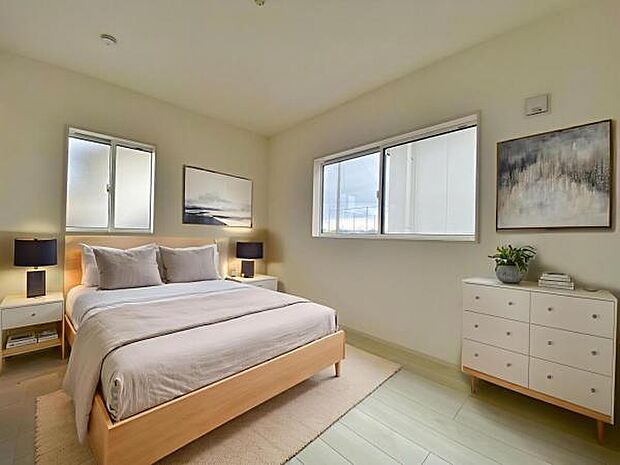 2号棟　内観写真 (本画像はCGで作成されており、実際に現地に家具は置かれておりません。) 