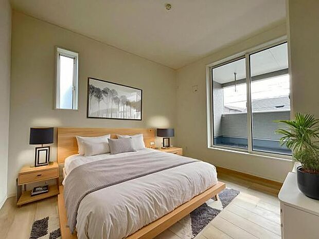 3号棟　内観写真 (本画像はCGで作成されており、実際に現地に家具は置かれておりません。) 