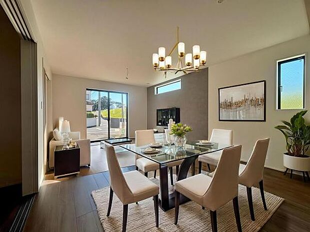 1号棟 内観写真 (本画像はCGで作成されており、実際に現地に家具は置かれておりません。)