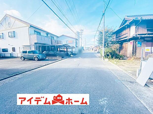 ●○前面道路写真○● 平日のご案内も可能です