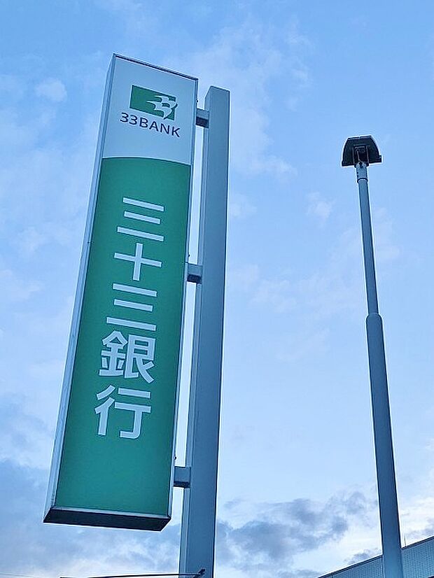 三十三銀行 徳重支店(1325m)